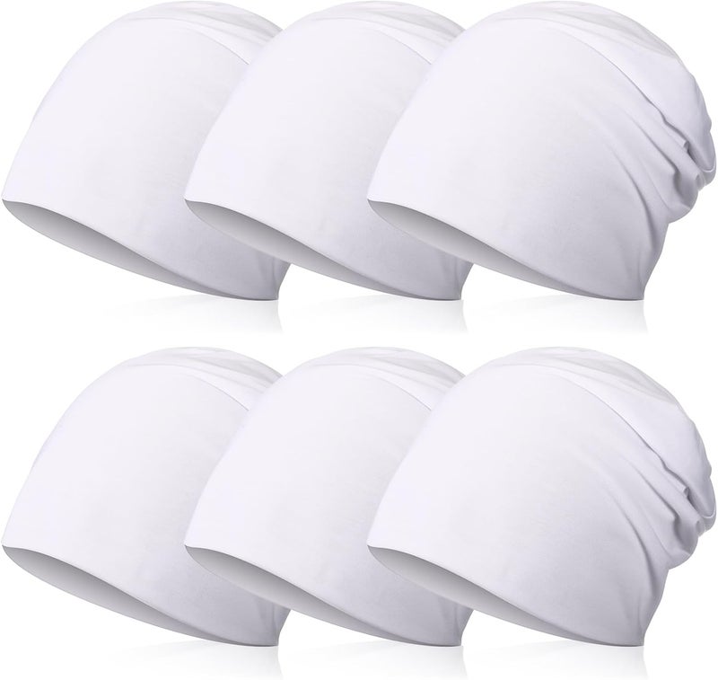 Chicingyou White Beanie Hats Unisex Knit Beanies for Costume, Cosplay, Stage Plays, Group Dress Up - Image 1